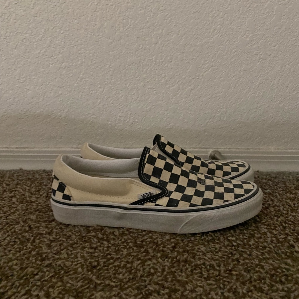 NEW!! checkered vans